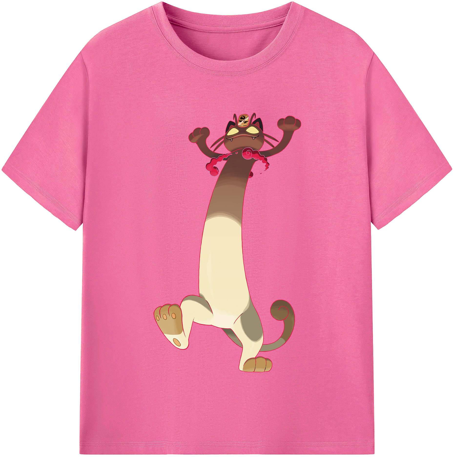 （画像用） ポケットモンスター Pokémon レディースカジュアルプリントTシャツ（綿100％）